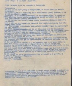 7 mei 13.00 u Radiotoespraak Prins Bernhard