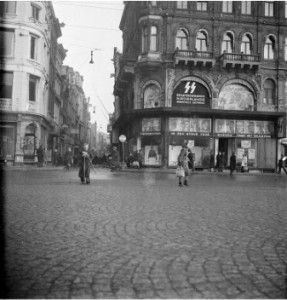 Ersatzkommando der Waffen SS op de Nieuwendijk / Hoek Dam.