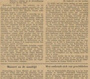 Vrij Nederland 9 mei over Dam 7 mei