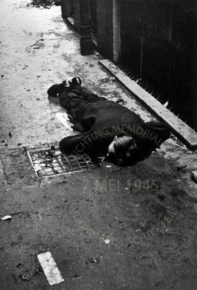 Slachtoffer van schietpartij, vermoedelijk Valkensteeg