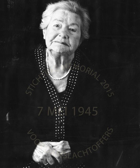 ten tijde van dit interview was Dien 90 jaar oud. Foto ter beschikking gesteld door haar zoon Gerard.