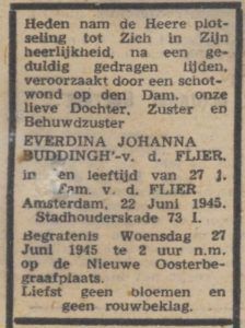 E.J.Buddingh-vd Flier Trouw 26-06-1945