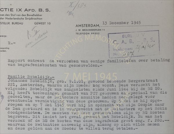 vergoedingbegrafenis