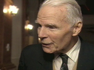 Wilf Gildersleeve in 1998, in de CBC documentaire, Return to Ortona. (CBC News)