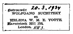 huwelijk Suchitzky Voute