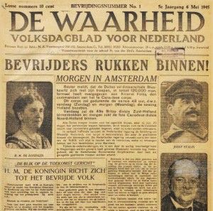 De Waarheid 6 mei 1945