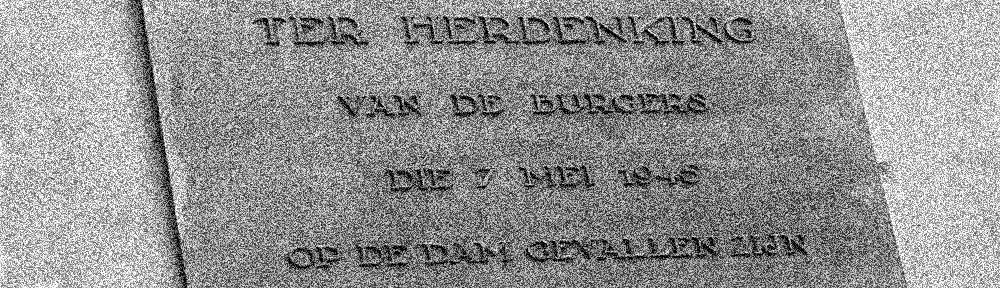 Lees meer over het artikel Gedenkplaat hoek Kalverstraat, Paleisstraat en Dam