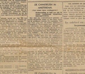 Trouw 7 mei bericht van kort voor schietpartij